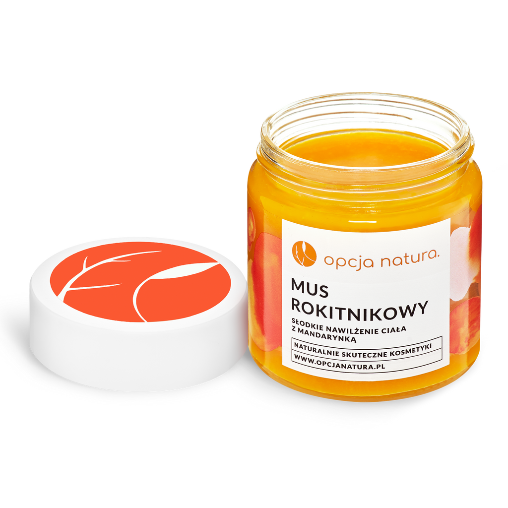 MUS ROKITNIKOWY 120 ml słodkie nawilżanie ciała z mandarynką